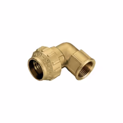 .(DianFlex) RACCORDO CURVO FEMMINA IN OTTONE TIEMME 1"1/4 x 40
