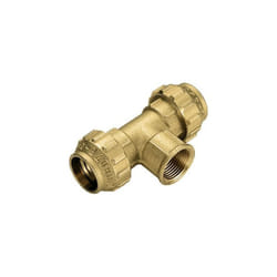 Tiemme - raccordo a tee femmina in ottone 3/4 x 25 tiemm