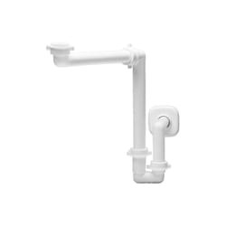 Sifone spaziobagno per lavabo Bianco Lira