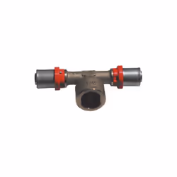 Raccordi a pressare per tubo multistrato.(DianFlex) RACCORDO PRESS A T FEMMINA 3/4 x 32