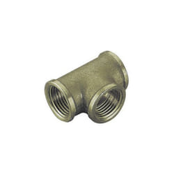 Tee ff in ottone giallo t 3/4 x 3/8 x 3/4 tiemm