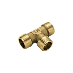 Tiemme - tee mmm in ottone giallo 3/8 x 3/8 x 3/8 tiemm pz 10
