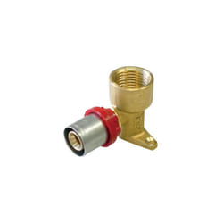 Tiemme - raccordo press curvo f con flangia compact 20 x 2,0 -1/2 tiemm