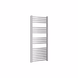 Termoarredo in acciaio. Spessore profili 1,5 mm. Elementi orizzontali a tubi tondi Diam. 22 mm - spessore 0.90mm. Pressione m ...