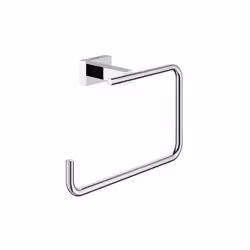 Accessori bagno GROHE. Porta salviette ad anello in metallo, fissaggio nascosto.