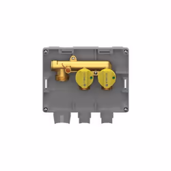 Placca compatibile C01. Sistema di distribuzione ed intercettazione linee gas sottotraccia.