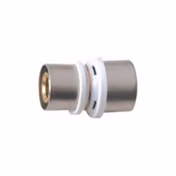 Raccordi a pressare Multipinza. Corpo in ottone nichelato, boccola in acciaio inox 304. Idonei per gli impianti idrotermosani ...