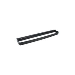 Metaform - porta asciugamani 45 mod. 25 Nero cm 45 x h.2,5 x 8 metaf