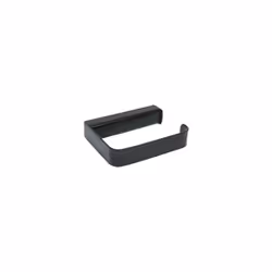 In acciaio verniciato. Fissaggio: Biadesivo pre-applicato o viti. Compreso di 2 viti e 2 tasselli. Interasse fori 6,5 cm.