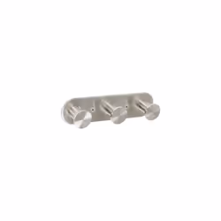 In acciaio inox AISI 304. Fissaggio: Viti o colla (colla non inclusa). Compreso di 2 viti, 2 tasselli e brugola.