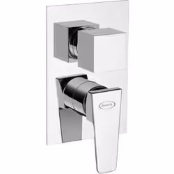Miscelatore doccia incasso con deviatore monoleva Jacuzzi rubinetteria a due uscite Beam in ottone cromato Scegliere i rubine ...
