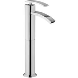 Jacuzzi - Miscelatore lavabo tipo alto rubinetteria Ray ottone cromato per piletta click clack