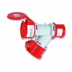 Codice: 8033509912620 Marca: VIGOR-BLINKY. Adattatori Industriali 2 Prese 380V-16A Art. 1605