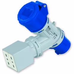 Spina 2P+T Prese 1x 2P+T 2x bipasso 10A/16A Valutazione IP IP20 Modello 1804 Produttore Rosi Codice prodotto 61.402.1010007