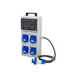 Rosi - Quadro asc materiale elettrico 2x4p + 2x3p 16a - 2242