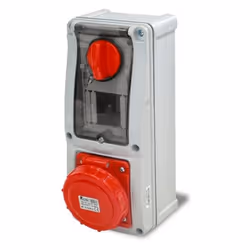 Serie commerciale Serie 16 IEC 309 IP67 Numero di poli 3P+N+T Corrente 32 A Tensione 380 ~ 415 Vac Valutazione IP IP67 Valuta ...