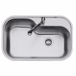 Foster Tornado soft.STD, Lavello montato su piano, Rettangolare, Acciaio inox, Acciaio inox, 1 ciotole, Rettangolare