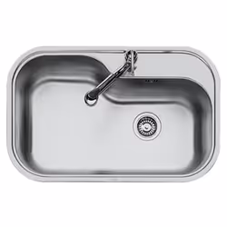 Foster Tornado soft.ST, Lavello montato su piano, Rettangolare, Acciaio inox, Acciaio inox, 1 ciotole, Rettangolare