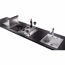 Foster Pc 380 domino induct. inc-ft Nero Da incasso Piano cottura a induzione 1 Fornello(i) - Vista aggiuntiva 2