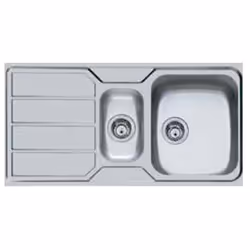 Foster 1197161, Acciaio inox, 2 ciotole, 16 cm, 10 cm, 8,89 cm (3.5"), 970 mm