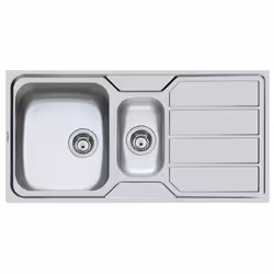 Foster F2000 86.1V.STD, Acciaio inox, Acciaio inox, 2 ciotole, 340 x 400 mm, 16 cm, 170 x 300 mm