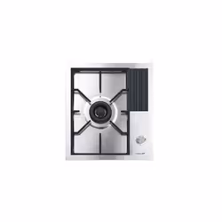 Foster S4000 Domino.1F.dualAE.Q4, Acciaio inox, Da incasso, Gas, Acciaio inox, 1 Fornello(i), 1 Fornello(i)