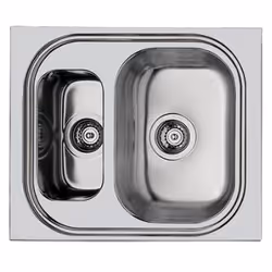Foster Big Bowl 59.1,5V.STD, Acciaio inox, Acciaio inox, 2 ciotole, 275 x 400 mm, 18 cm, 150 x 300 mm
