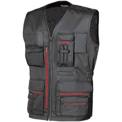 U-power - Gilet Tasche Multifunzione Happy Fun Black Carbon Taglia xxl