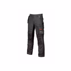 I pantaloni da lavoro Race SY001BC di U-Power sono comodi pantaloni dotati di pratiche tasche, dove poter riporre i propri ut ...