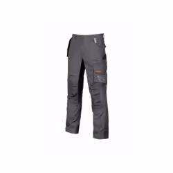 I pantaloni da lavoro Race SY001SG di U-Power sono comodi pantaloni dotati di pratiche tasche, dove poter riporre i propri ut ...