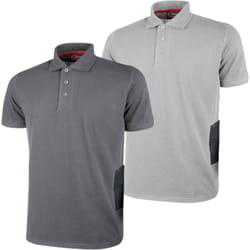 U-power - Polo Da Lavoro a Manica Corta u Power Gap Grigio m