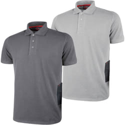 U-power - Polo Da Lavoro a Manica Corta u Power Gap Grigio l