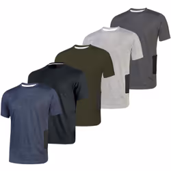Maglietta Mezze Maniche UPower Road T-Shirt manica corta in jersey di polycotone. Collo e bordo manica a costine elasticizzat ...