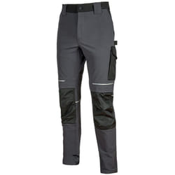 U-power - Pantalone Da Lavoro Atom Idrorepellente In Tessuto 4 Way Stretch Confortevole e Morbido Sulla Pelle m - Grigio