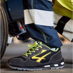 Scarpe antinfortunistiche traspiranti leggere basse s1p src esd red lion yellow *** taglia- 43, confezione 1