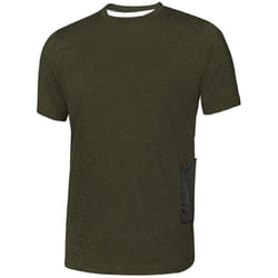 U-power - T-shirt da lavoro Road slim-fit u Power in tessuto jersey elasticizzato leggero – Col. nero - Tg. xl