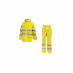 Il completo da lavoro Cover HL168YF di U-Power si compone di giacca + pantalone e si tratta di un completo impermeabile e tra ...