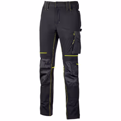 U-Power Atom, Pantaloni, Qualsiasi tipo, Nero, S