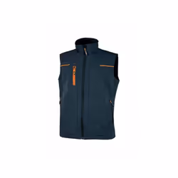 Il gilet Saturn PE181DB è un gilet da lavoro in tessuto U-4 (U-Power 4 way stretch) molto resistente, estremamente comodo, mo ...