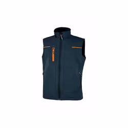 Il gilet Saturn PE181DB è un gilet da lavoro in tessuto U-4 (U-Power 4 way stretch) molto resistente, estremamente comodo, mo ...