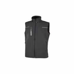 Il gilet Saturn PE181AG è un gilet da lavoro in tessuto U-4 (U-Power 4 way stretch) molto resistente, estremamente comodo, mo ...