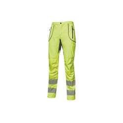 U-power - Pantalone soft shell alta visibilità Ren Yellow Fluo tg. 46