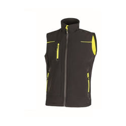 Gilet UPower Universe in Softshell Scuro (Black Carbon) Nero XL