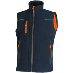 U-power - Gilet da Lavoro Invernale Future Universe Deep Blue Carbon Taglia m