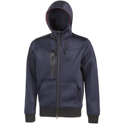 U-power - Felpa Full Zip con Cappuccio Performance Tasty Deep Blue Taglia xl