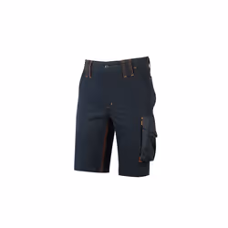 Il bermuda Mercury FU196DB U-Power è un bermuda da lavoro Slim Fit in tessuto U-4 (U-Power 4 way stretch) molto comodo, resis ...