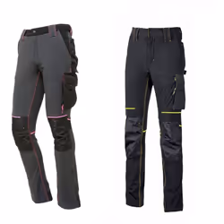Pantaloni da Lavoro UPower Donna Modello Atom Pantaloni slim fit donna per il lavoro in tessuto U-4 che dona massima libertà ...