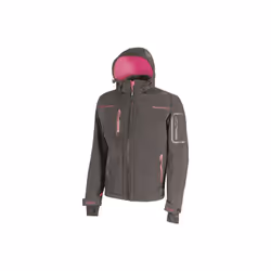 Giacca in Softshell con membrana U-Tex che rende il tessuto impermeabile, traspirante e antivento. Giacca molto comoda e resi ...