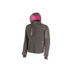 U-power - Giacca soft shell Space Grey Fucsia tg. 2XL