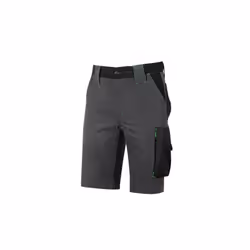 Il bermuda Mercury FU196RL U-Power è un bermuda da lavoro Slim Fit in tessuto U-4 (U-Power 4 way stretch) molto comodo, resis ...